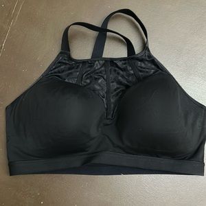 VS bra with mesh leopard chest black 38D